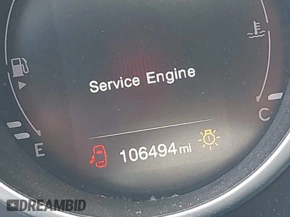 ✅ 2017 FIAT 500X Lounge • VIN: ZFBCFXDB9HP616267 • Lot: 42754183. Listed on IAAI with 106,494 mi. Free auction sales archive from the USA and detailed vehicle history report at DreamBid. Image 16.