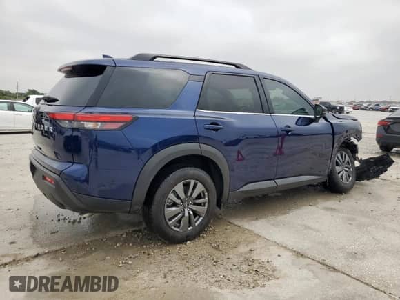 2025 Nissan Pathfinder SV with VIN 5N1DR3BA5SC232833, listed as a Copart auction lot 71024345 with 1,475 mi miles and Clean title. Bid and sale history available at DreamBid. Image 3.