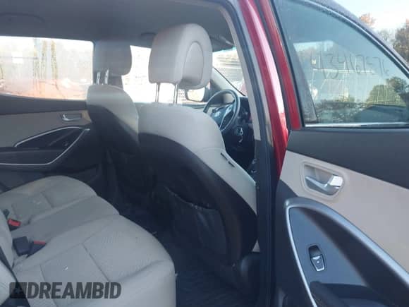 2015 Hyundai Santa Fe with VIN 5XYZUDLB5FG282414, listed as a IAAI auction lot 43467576 with 91,658 mi miles and . Bid and sale history available at DreamBid. Image 8.