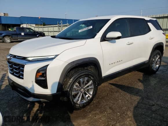 2025 Chevrolet Equinox FWD LT с VIN 3GNAXHEG5SL213348, выставлен на аукционе Copart как лот 60482915 с пробегом 9 920 миль миль и Чистый • Clean title. История ставок и продаж доступна на DreamBid. Изображение 1.