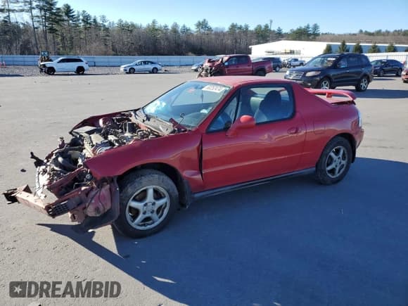 ✅ 1997 Honda del Sol Si • VIN: JHMEH6169VS005647 • Lot: 80252474. Listed on Copart with 156,065 mi. Free auction sales archive from the USA and detailed vehicle history report at DreamBid. Image 1.