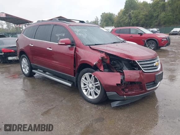 ✅ 2015 Chevrolet Traverse LT • VIN: 1GNKRGKD3FJ107593 • Lot: 43397778. Wystawiony na IAAI z przebiegiem 172 423 mil. Bezpłatny archiwum sprzedaży aukcyjnych z USA i szczegółowy raport historii pojazdu na DreamBid. Zdjęcie 1.