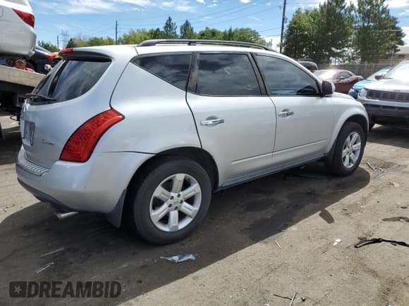 ✅ 2006 Nissan Murano SE • VIN: JN8AZ08W26W509780 • Lot: 68576614. Wystawiony na Copart z przebiegiem 195 629 mil. Bezpłatny archiwum sprzedaży aukcyjnych z USA i szczegółowy raport historii pojazdu na DreamBid. Zdjęcie 3.