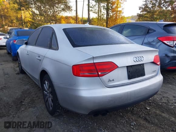 ✅ 2012 Audi A4 Premium • VIN: WAUAFAFL6CA048558 • Lot: 43595242. Listed on IAAI with 148,569 mi. Free auction sales archive from the USA and detailed vehicle history report at DreamBid. Image 3.
