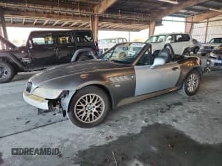 ✅ 2001 BMW Z3 2.5 • VIN: WBACN334X1LM01938 • Лот: 92264975. Опубликован ранее на Copart с пробегом 251 513 миль. Бесплатный доступ к архиву аукционных продаж из США и подробный отчёт об истории автомобиля на DreamBid. Изображение 1.