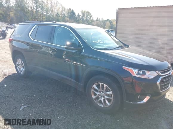 ✅ 2020 Chevrolet Traverse LT Cloth • VIN: 1GNERGKW3LJ206148 • Lot: 40961449. Listed on IAAI with 53,306 mi. Free auction sales archive from the USA and detailed vehicle history report at DreamBid. Image 1.