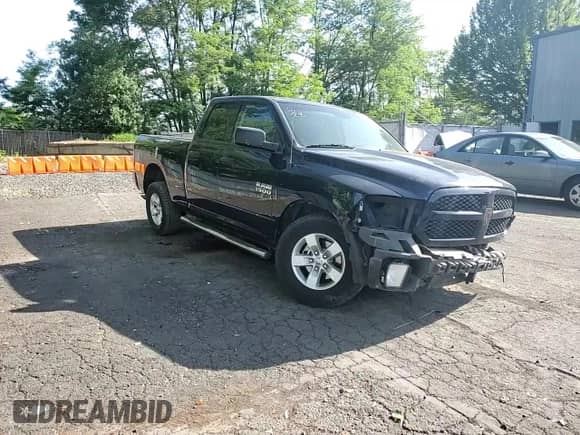 2016 Ram 1500 Express with VIN 1C6RR7FG0GS409762, listed as a Copart auction lot 59237055 with 75,307 mi miles and Salvage title. Bid and sale history available at DreamBid. Image 14.
