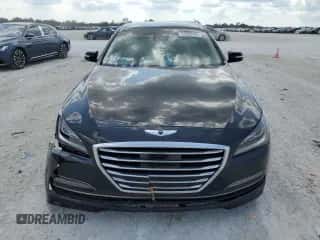2016 Hyundai Genesis 3.8L with VIN KMHGN4JE8GU140202, listed as a Copart auction lot 53386704 with 27,376 mi miles and Salvage title. Bid and sale history available at DreamBid. Image 5.