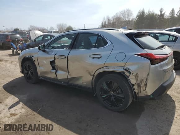 ✅ 2021 Lexus UX 250h • VIN: JTHP9JBH7M2048892 • Lot: 52604065. Listed on Copart with 46,202 mi. Free auction sales archive from the USA and detailed vehicle history report at DreamBid. Image 2.
