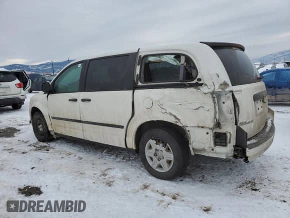 2008 Dodge Grand Caravan SE with VIN 2D8HN44HX8R702700, listed as a Copart auction lot 88300095 with 130,854 mi miles and Clean title. Bid and sale history available at DreamBid. Image 2.
