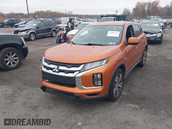 ✅ 2020 Mitsubishi Outlander ES • VIN: JA4AP3AU6LU028346 • Lot: 43602174. Listed on IAAI with 83,593 mi. Free auction sales archive from the USA and detailed vehicle history report at DreamBid. Image 2.