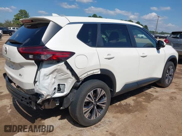 ✅ 2023 Nissan Rogue SV • VIN: JN8BT3BA4PW410268 • Lot: 43275712. Listed on IAAI with 36,623 mi. Free auction sales archive from the USA and detailed vehicle history report at DreamBid. Image 4.