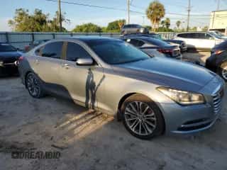 2015 Hyundai Genesis 3.8L z VIN KMHGN4JE9FU095043, wystawiony jako Copart lot #69345384 z przebiegiem 150 077 mil mil oraz Czysty tytuł • Clean title. Historia ofert i sprzedaży dostępna na DreamBid. Obrazek 4.