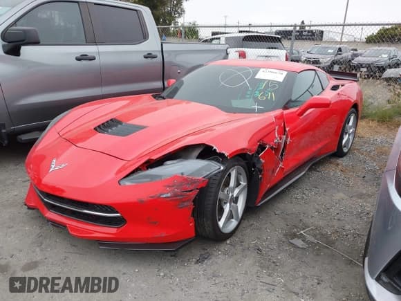 ✅ 2015 Chevrolet Corvette 1LT • VIN: 1G1YA2D77F5122992 • Lot: 42386670. Listed on IAAI with 59,722 mi. Free auction sales archive from the USA and detailed vehicle history report at DreamBid. Image 2.