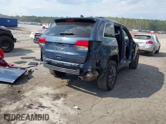 2020 Jeep Grand Cherokee Limited with VIN 1C4RJFBG0LC290681, listed as a IAAI auction lot 43293252 with 88,152 mi miles and . Bid and sale history available at DreamBid. Image 4.