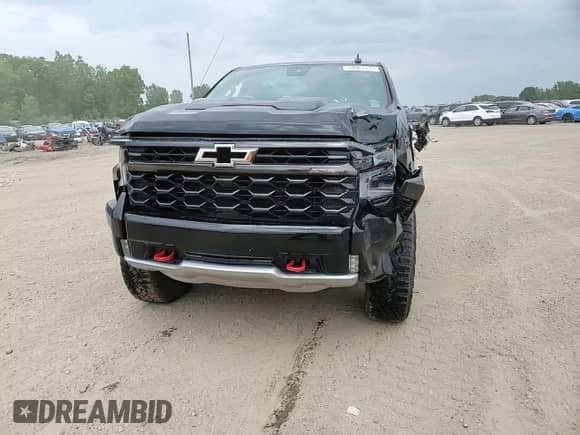 2024 Chevrolet Silverado 1500 ZR2 с VIN 3GCUDHEL6RG447111, выставлен на аукционе Copart как лот 59561175 с пробегом 6 859 миль миль и На запчасти • Non repairable. История ставок и продаж доступна на DreamBid. Изображение 13.
