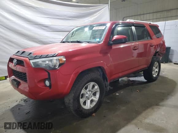 ✅ 2018 Toyota 4Runner SR5 Premium • VIN: JTEBU5JR0J5489202 • Lot: 80462415. Listed on Copart with 119,969 mi. Free auction sales archive from the USA and detailed vehicle history report at DreamBid. Image 1.