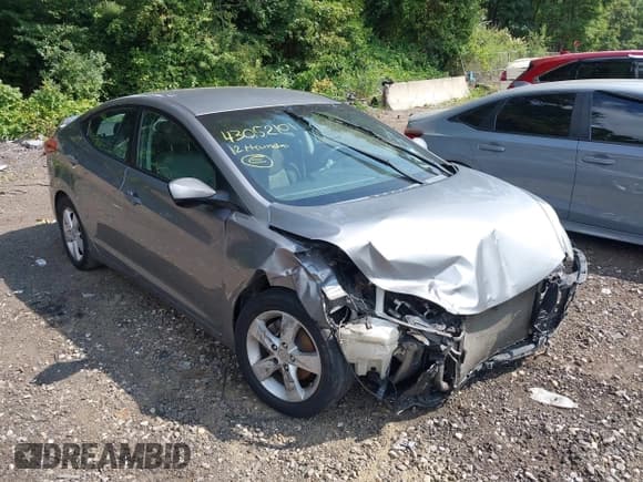 ✅ 2012 Hyundai Elantra Limited • VIN: KMHDH4AE1CU309156 • Lot: 43052101. Listed on IAAI with 96,526 mi. Free auction sales archive from the USA and detailed vehicle history report at DreamBid. Image 6.