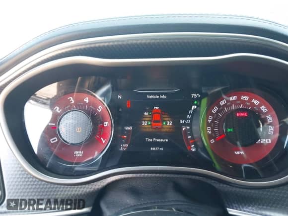 2020 Dodge Challenger SRT Hellcat Redeye Widebody z VIN 2C3CDZL98LH128720, wystawiony jako IAAI lot #43182633 z przebiegiem 44 617 mil mil oraz . Historia ofert i sprzedaży dostępna na DreamBid. Obrazek 7.