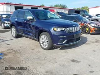 ✅ 2017 Jeep Grand Cherokee Summit • VIN: 1C4RJFJGXHC755217 • Lot: 42362400. Listed on IAAI with 75,090 mi. Free auction sales archive from the USA and detailed vehicle history report at DreamBid. Image 1.