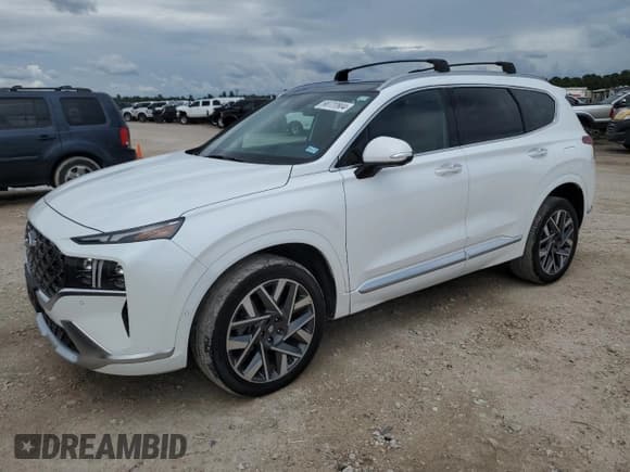 ✅ 2021 Hyundai Santa Fe Calligraphy • VIN: 5NMS5DAL5MH358713 • Lot: 68722804. Wystawiony na Copart z przebiegiem 16 314 mil. Bezpłatny archiwum sprzedaży aukcyjnych z USA i szczegółowy raport historii pojazdu na DreamBid. Zdjęcie 1.