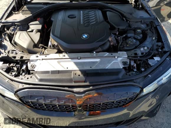 2021 BMW 3 Series M340i with VIN WBA5U7C04MFK83212, listed as a Copart auction lot 80264255 with 39,953 mi miles and Salvage title. Bid and sale history available at DreamBid. Image 11.