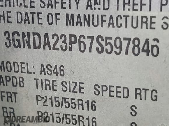 ✅ 2007 Chevrolet HHR LT • VIN: 3GNDA23P67S597846 • Lot: 41963240. Listed on IAAI with 129,357 mi. Free auction sales archive from the USA and detailed vehicle history report at DreamBid. Image 9.