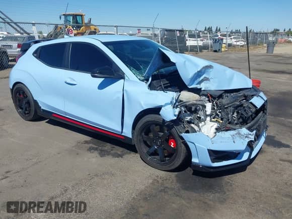 2022 Hyundai Veloster с VIN KMHT36AH0NU015525, выставлен на аукционе IAAI как лот 43166434 с пробегом 23 224 миль миль и . История ставок и продаж доступна на DreamBid. Изображение 1.