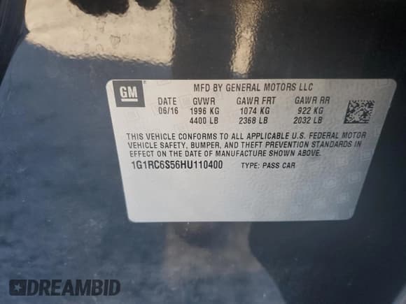 ✅ 2017 Chevrolet Volt LT • VIN: 1G1RC6S56HU110400 • Lot: 49252434. Wystawiony na Copart z przebiegiem 124 372 mil. Bezpłatny archiwum sprzedaży aukcyjnych z USA i szczegółowy raport historii pojazdu na DreamBid. Zdjęcie 13.
