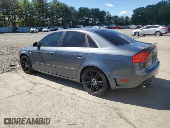 ✅ 2007 Audi S4 • VIN: WAUGL78E07A238043 • Lot: 55683635. Listed on Copart with Not provided. Free auction sales archive from the USA and detailed vehicle history report at DreamBid. Image 2.