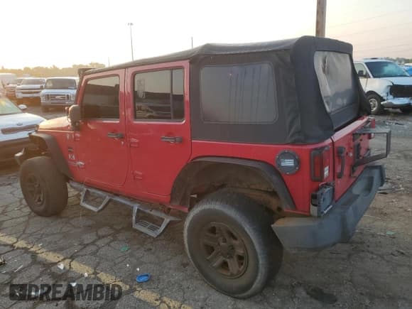 ✅ 2007 Jeep Wrangler X • VIN: 1J4GA39107L196484 • Lot: 69296375. Listed on Copart with Not provided. Free auction sales archive from the USA and detailed vehicle history report at DreamBid. Image 2.