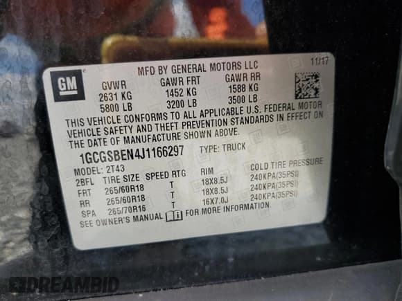 ✅ 2018 Chevrolet Colorado 2WD Work Truck • VIN: 1GCGSBEN4J1166297 • Лот: 54063255. Опубликован ранее на Copart с пробегом 77 956 миль. Бесплатный доступ к архиву аукционных продаж из США и подробный отчёт об истории автомобиля на DreamBid. Изображение 13.