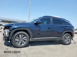 ✅ 2024 Hyundai Tucson Blue • VIN: KM8JBCD19RU211122 • Лот: 68323025. Опубликован ранее на Copart с пробегом 18 980 миль. Бесплатный доступ к архиву аукционных продаж из США и подробный отчёт об истории автомобиля на DreamBid. Изображение 1.