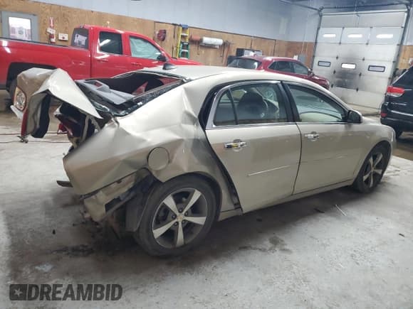 ✅ 2012 Chevrolet Malibu 1LT • VIN: 1G1ZC5E03CF120681 • Lot: 74019774. Listed on Copart with 86,646 mi. Free auction sales archive from the USA and detailed vehicle history report at DreamBid. Image 3.