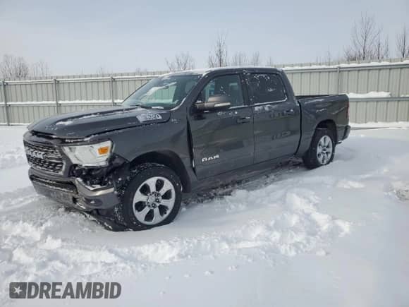 2022 Ram 1500 Lone Star with VIN 1C6SRFFT0NN280913, listed as a Copart auction lot 41757035 with 47,016 mi miles and Clean title. Bid and sale history available at DreamBid. Image 1.
