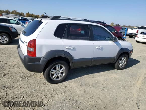 2007 Hyundai Tucson SE with VIN KM8JN72D67U575216, listed as a Copart auction lot 79972904 with 74,858 mi miles and Clean title. Bid and sale history available at DreamBid. Image 3.
