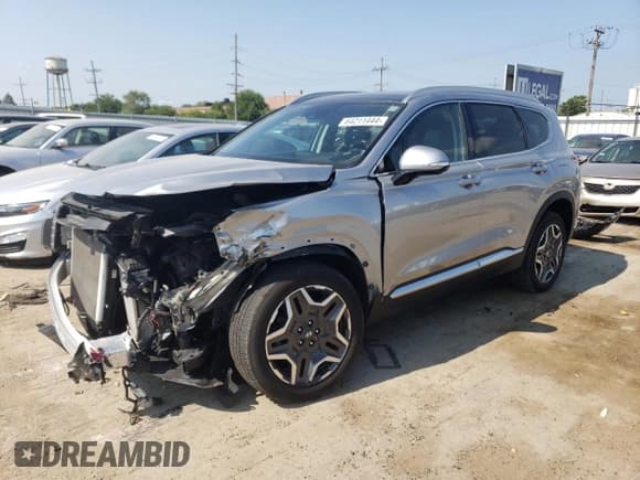 ✅ 2021 Hyundai Santa Fe Limited • VIN: 5NMS4DALXMH365207 • Lot: 64211444. Wystawiony na Copart z przebiegiem 27 063 mil. Bezpłatny archiwum sprzedaży aukcyjnych z USA i szczegółowy raport historii pojazdu na DreamBid. Zdjęcie 1.