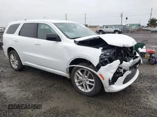 ✅ 2025 Dodge Durango GT • VIN: 1C4RDJDG2SC553209 • Lot: 43789308. Listed on IAAI with 9,616 mi. Free auction sales archive from the USA and detailed vehicle history report at DreamBid. Image 1.