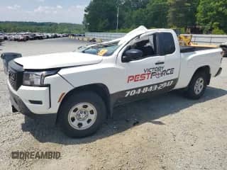 2022 Nissan Frontier S with VIN 1N6ED1CL3NN693577, listed as a Copart auction lot 55144235 with 67,773 mi miles and Salvage title. Bid and sale history available at DreamBid. Image 1.