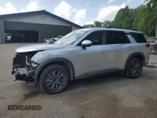 2024 Nissan Pathfinder SV with VIN 5N1DR3BA9RC277185, listed as a Copart auction lot 71822285 with 36,282 mi miles and Clean title. Bid and sale history available at DreamBid. Image 1.