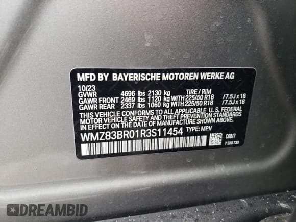 ✅ 2024 MINI Countryman Cooper S • VIN: WMZ83BR01R3S11454 • Lot: 46306335. Listed on Copart with 14,667 mi. Free auction sales archive from the USA and detailed vehicle history report at DreamBid. Image 14.