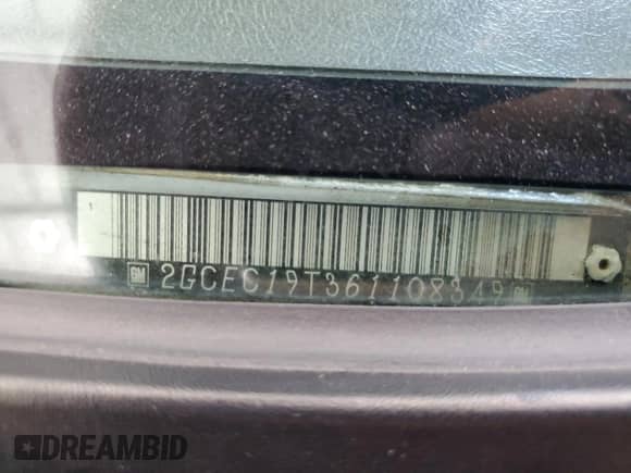 2006 Chevrolet Silverado 1500 LT2 z VIN 2GCEC19T361108349, wystawiony jako Copart lot #62504375 z przebiegiem 416 192 mil mil oraz Szkoda całkowita • Salvage title. Historia ofert i sprzedaży dostępna na DreamBid. Obrazek 12.