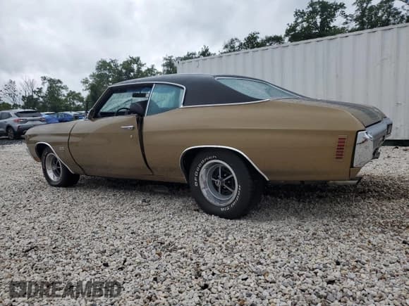 ✅ 1970 Chevrolet Chevelle • VIN: 136370R203546 • Лот: 65443184. Опубликован ранее на Copart с пробегом 2 миль. Бесплатный доступ к архиву аукционных продаж из США и подробный отчёт об истории автомобиля на DreamBid. Изображение 2.