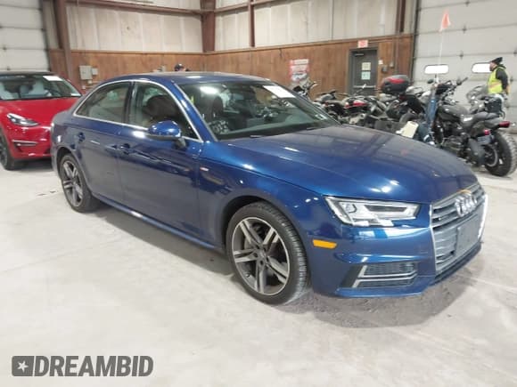 ✅ 2018 Audi A4 • VIN: WAUPNAF40JA137948 • Лот: 43767523. Опубликован ранее на IAAI с пробегом 55 173 миль. Бесплатный доступ к архиву аукционных продаж из США и подробный отчёт об истории автомобиля на DreamBid. Изображение 1.