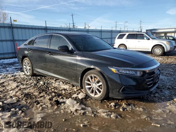 ✅ 2021 Honda Accord LX • VIN: 1HGCV1F13MA033354 • Lot: 91853685. Listed on Copart with Not provided. Free auction sales archive from the USA and detailed vehicle history report at DreamBid. Image 4.
