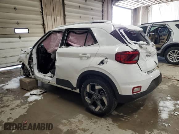 2024 Hyundai Venue Limited z VIN KMHRC8A34RU295014, wystawiony jako Copart lot #61902805 z przebiegiem Nie podano mil oraz Szkoda całkowita • Salvage title. Historia ofert i sprzedaży dostępna na DreamBid. Obrazek 2.