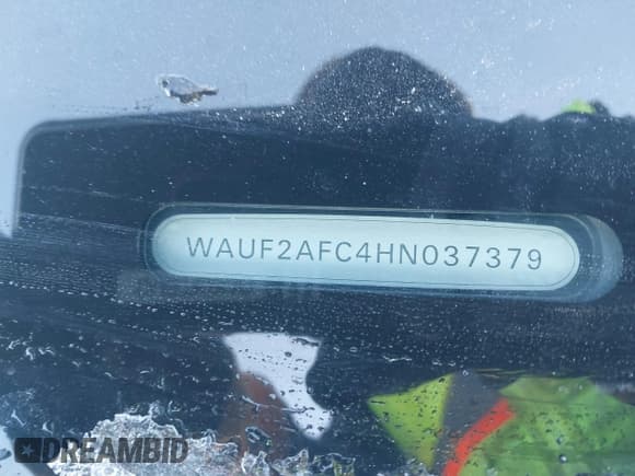 ✅ 2017 Audi A6 Premium Plus • VIN: WAUF2AFC4HN037379 • Lot: 41302046. Listed on IAAI with 95,675 mi. Free auction sales archive from the USA and detailed vehicle history report at DreamBid. Image 9.