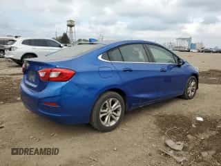 2019 Chevrolet Cruze LT with VIN 1G1BE5SM5K7126347, listed as a Copart auction lot 86234585 with 78,499 mi miles and Salvage title. Bid and sale history available at DreamBid. Image 3.