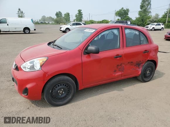 ✅ 2017 Nissan Micra S • VIN: 3N1CK3CP3HL264798 • Lot: 59798355. Listed on Copart with 33,645 mi. Free auction sales archive from the USA and detailed vehicle history report at DreamBid. Image 1.