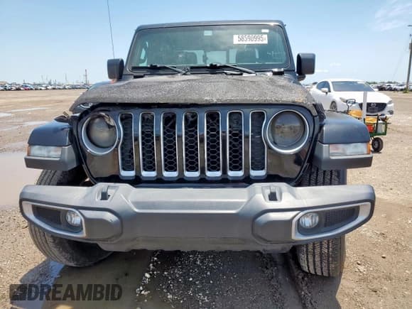 ✅ 2021 Jeep Gladiator Overland • VIN: 1C6HJTFG0ML578410 • Лот: 58590995. Опубликован ранее на Copart с пробегом Не указан. Бесплатный доступ к архиву аукционных продаж из США и подробный отчёт об истории автомобиля на DreamBid. Изображение 5.